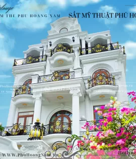 BAN CÔNG SẮT MỸ THUẬT CỔ ĐIỂN PHN