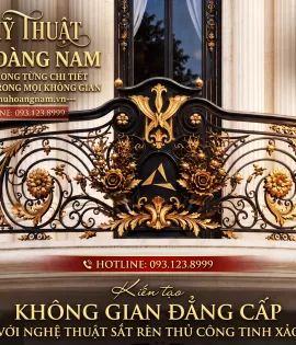 Lan Can Ban Công Sắt Rèn Cao Cấp – Phú Hoàng Nam