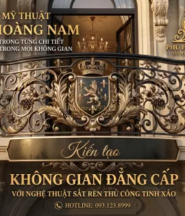 Sắt Mỹ Thuật Cao Cấp Phú Hoàng Nam  Thiết Kế, Gia Công & Thi Công Chuyên Nghiệp