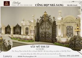 Sắt Rèn Thủ Công Cao Cấp | Biệt Thự Tân Cổ Điển Long An