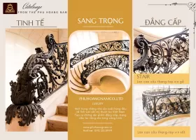 Lan Can Cầu Thang Sắt Mỹ Thuật Cao Cấp PHN