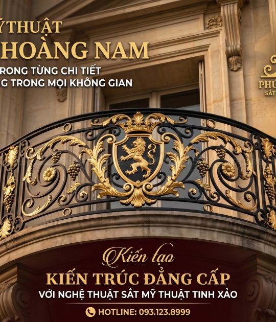 LAN CAN BAN CÔNG SẮT RÈN MỸ THUẬT