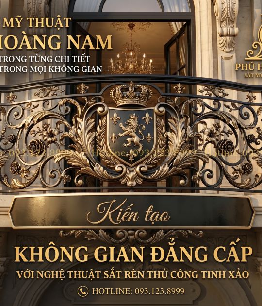 Sắt Mỹ Thuật Cao Cấp Phú Hoàng Nam  Thiết Kế, Gia Công & Thi Công Chuyên Nghiệp