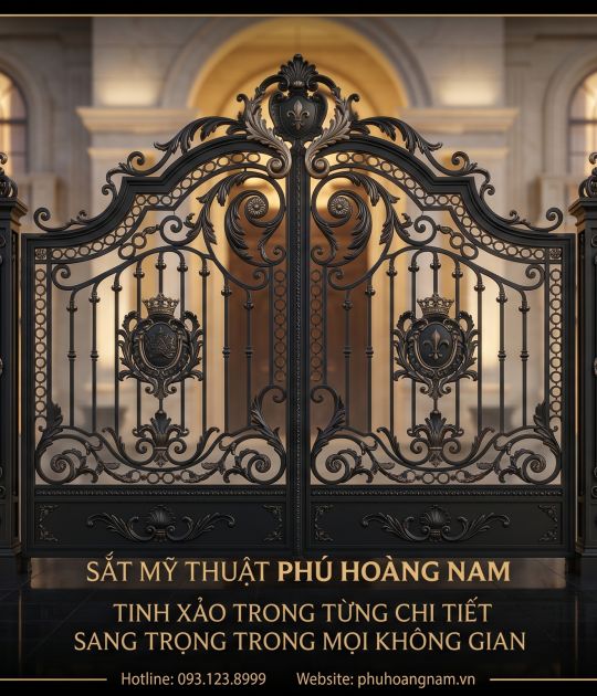 CỬA CỔNG SẮT MỸ THUẬT