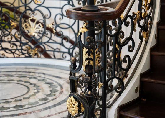 Lan Can Cầu Thang Sắt Mỹ Thuật – Mẫu Đẹp, Sang Trọng  mới nhất