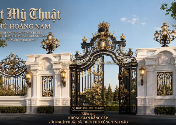 Cửa Cổng Biệt Thự Cao Cấp – Bí Quyết Chọn Mẫu Cổng Đẳng Cấp Cho Ngôi Nhà