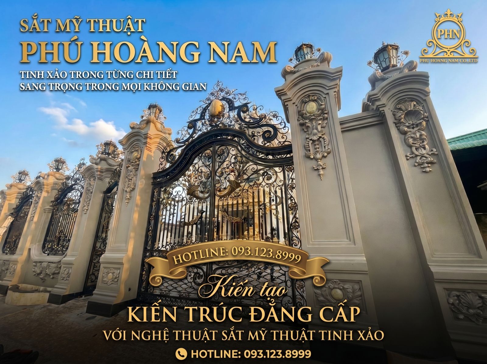 Thi công sắt mỹ thuật ở sài gòn