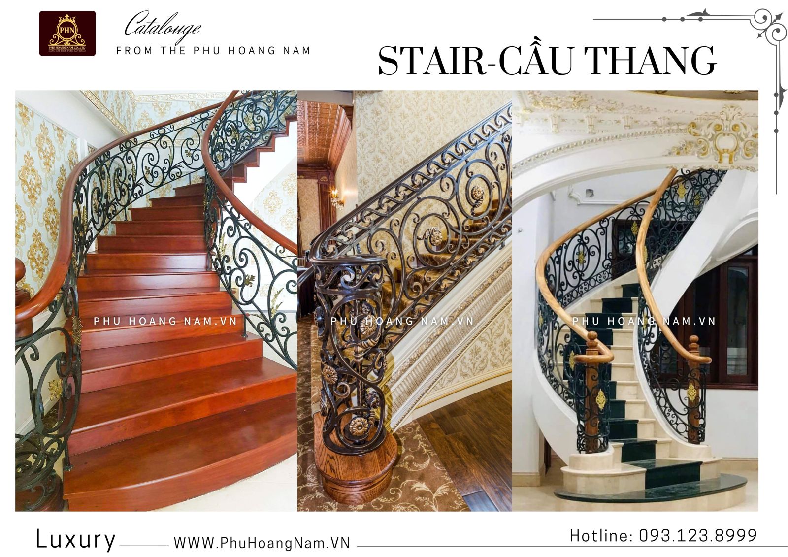 Thi công cầu thang sắt mỹ nghệ PHN