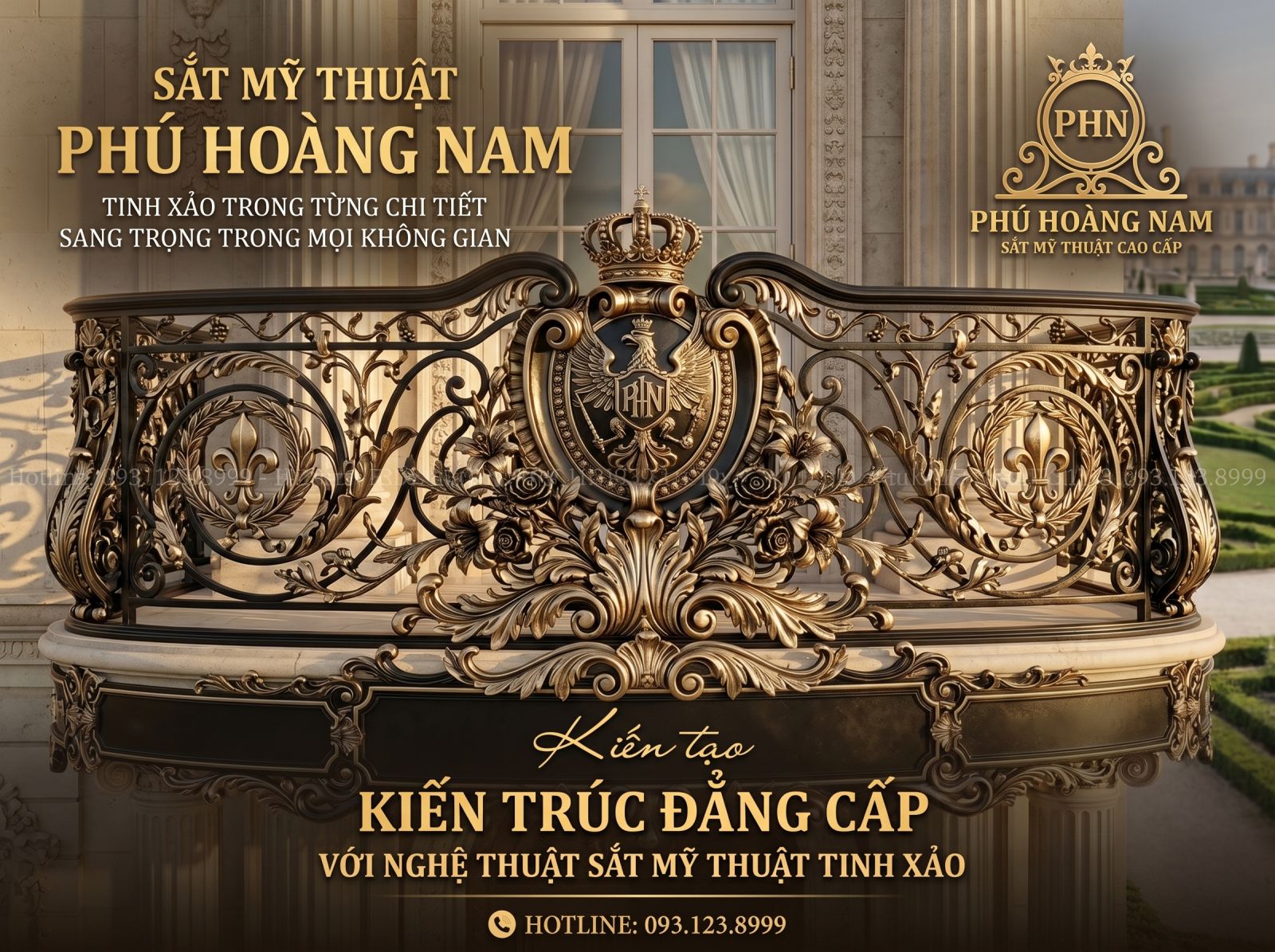 BAN CÔNG SẮT RÈN