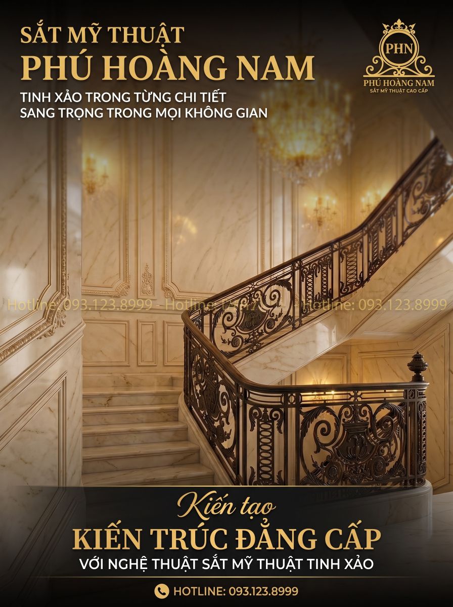 LAN CAN CẦU THANG SẮT MỸ NGHỆ