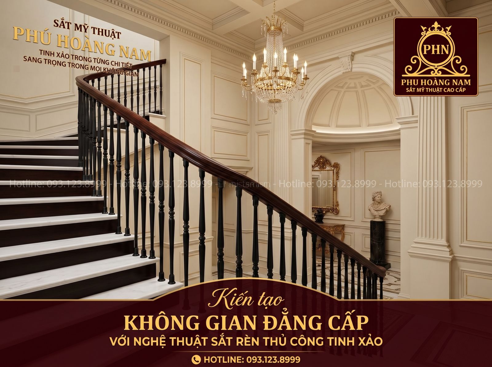 LAN CAN CẦU THANG ĐƠN GIẢN