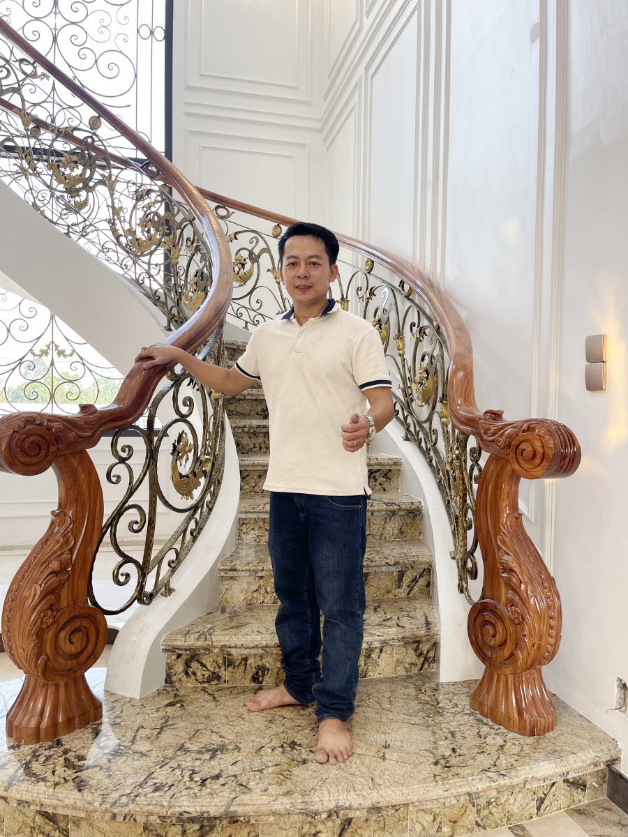 Lan Can Cầu Thang Sắt Mỹ Thuật