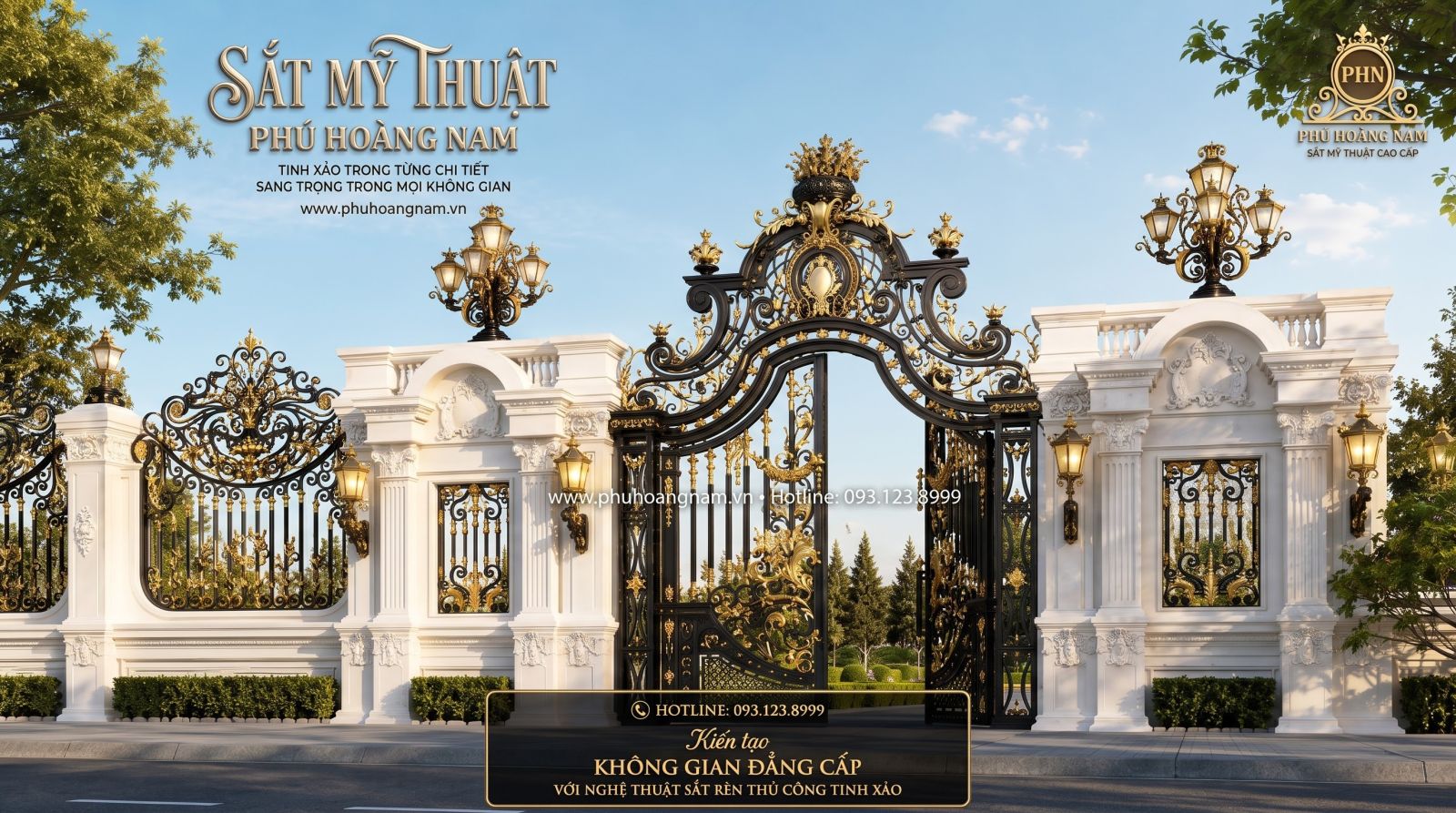 Cửa Cổng Sắt Mỹ Thuật