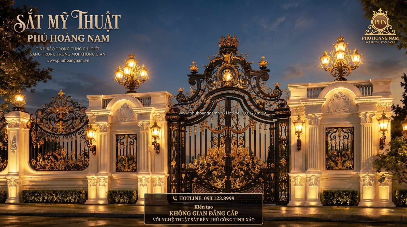 Cửa cổng biệt thự cao cấp