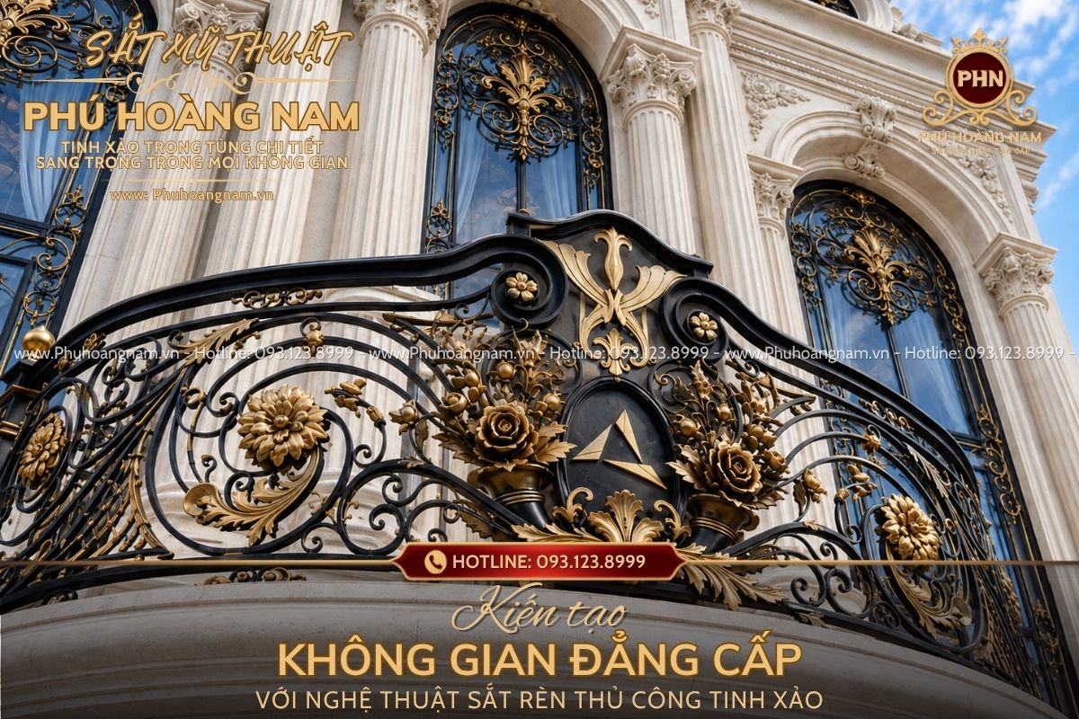 Sắt mỹ thuật cao cấp Phú Hoàng Nam